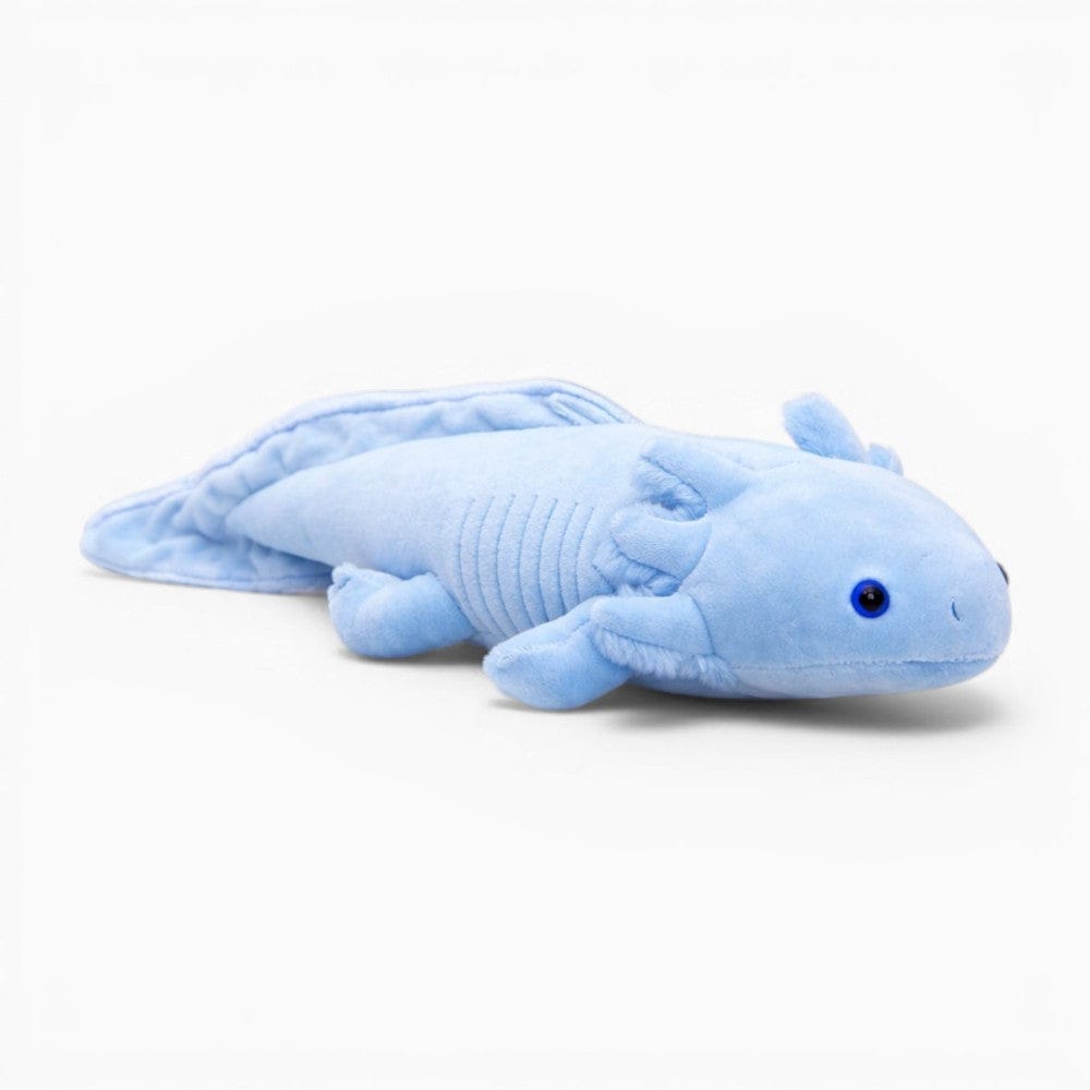 Pluschtierland Axolotl Kuscheltier lang blau Kuschelkissen Axolotl Kuscheltier lang blau Kuschelkissen