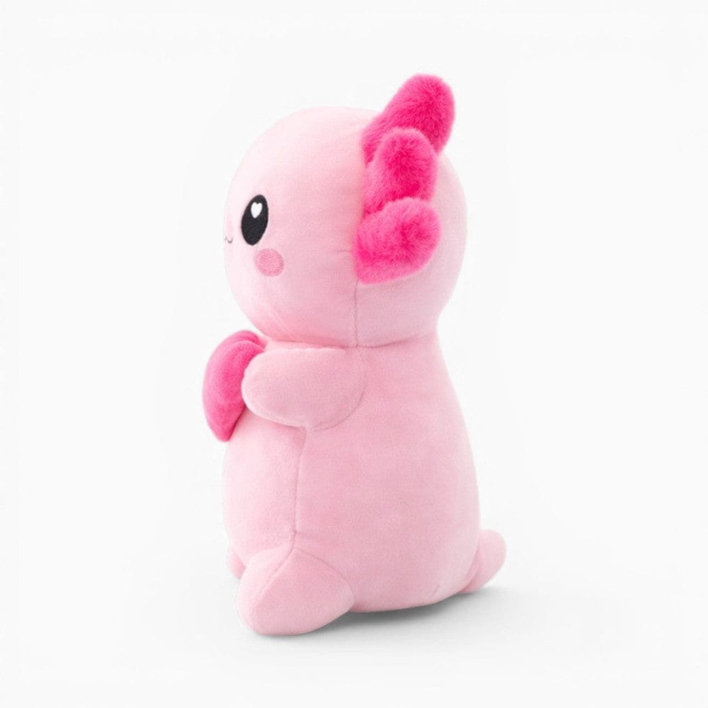 Pluschtierland Axolotl Kuscheltier rosa mit Herz Kawaii Axolotl Kuscheltier rosa mit Herz Kawaii