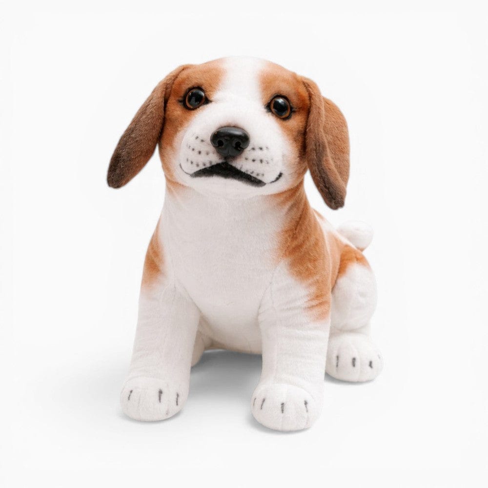 Pluschtierland Beagle Kuscheltier sitzend naturgetreu Beagle Kuscheltier sitzend naturgetreu