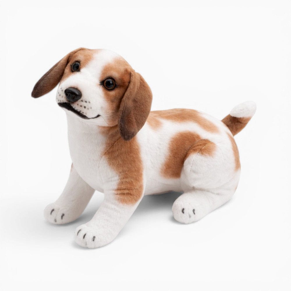 Pluschtierland Beagle Kuscheltier sitzend naturgetreu Beagle Kuscheltier sitzend naturgetreu