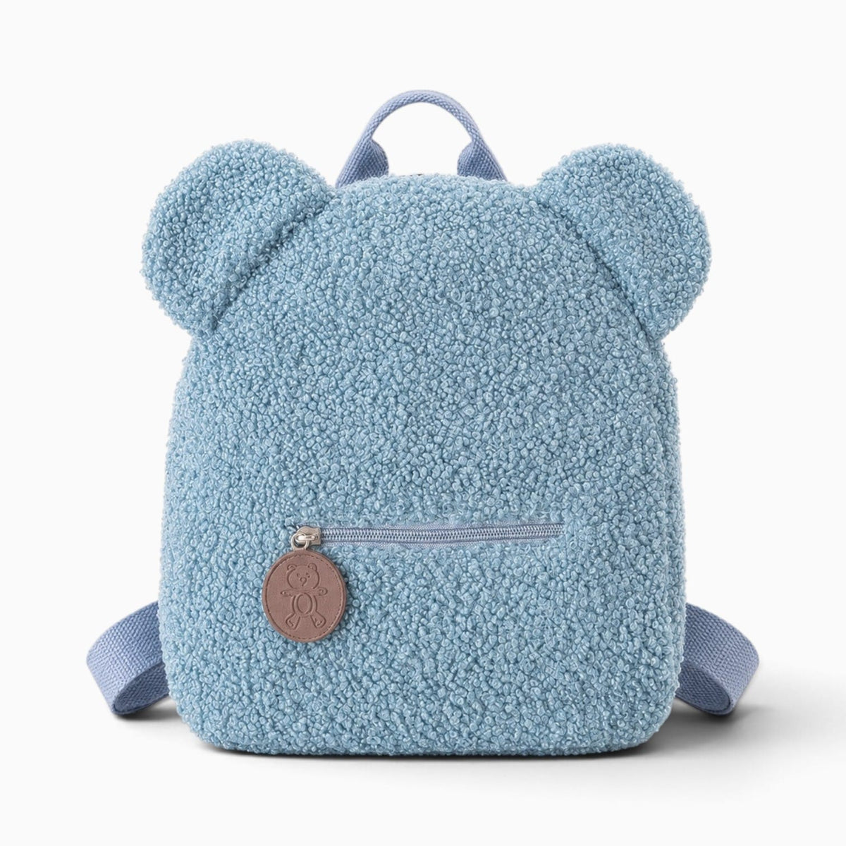 Pluschtierland Blauer Plüsch-Rucksack mit Bärenohren Blauer Plüsch-Rucksack mit Bärenohren