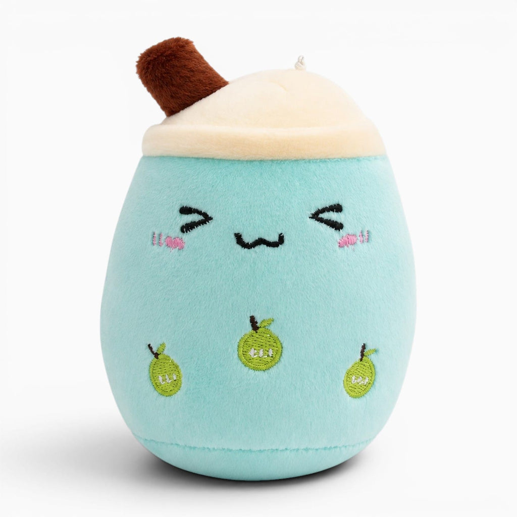 Pluschtierland Blaues Bubble-Tea-Kuscheltier Blaues Bubble-Tea-Kuscheltier