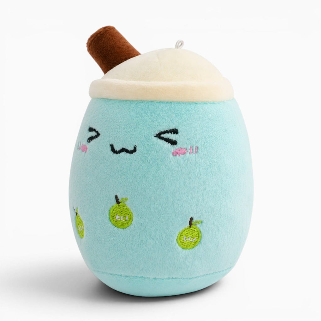 Pluschtierland Blaues Bubble-Tea-Kuscheltier Blaues Bubble-Tea-Kuscheltier