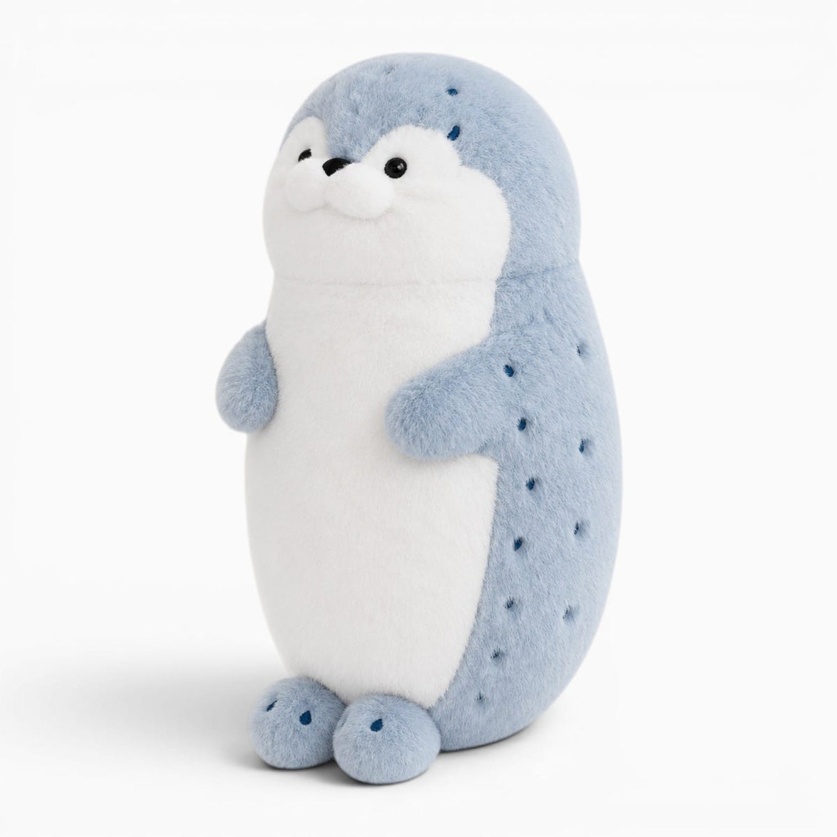 Pluschtierland Blaues Seeotter-Kuscheltier mit weißem Bauch Blaues Seeotter-Kuscheltier mit weißem Bauch