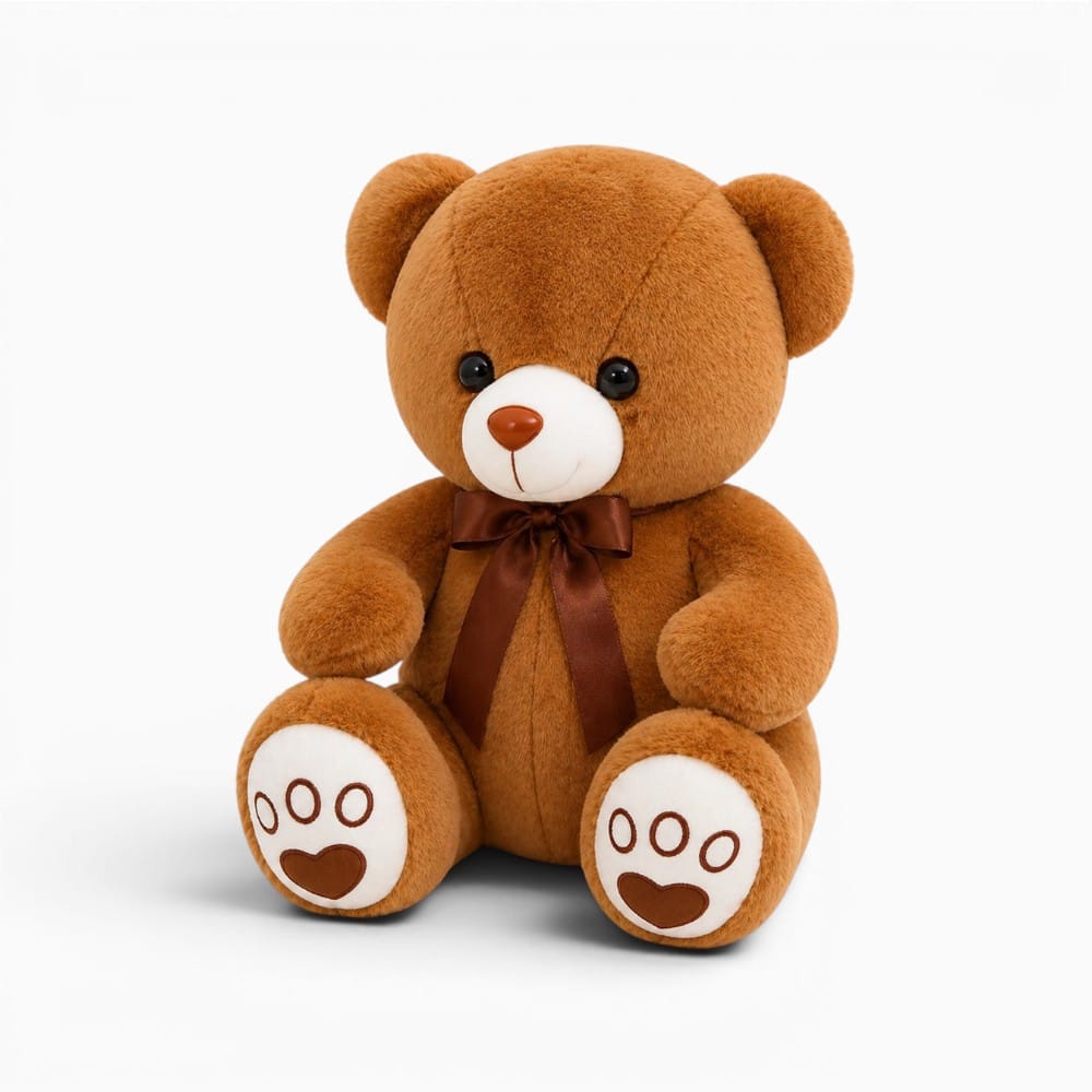 Pluschtierland Braun Teddybär Plüschtier mit Schleife Braun Teddybär Plüschtier mit Schleife