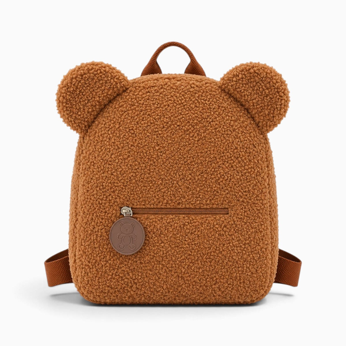 Pluschtierland Brauner Plüsch-Rucksack mit Bärenohren Brauner Plüsch-Rucksack mit Bärenohren