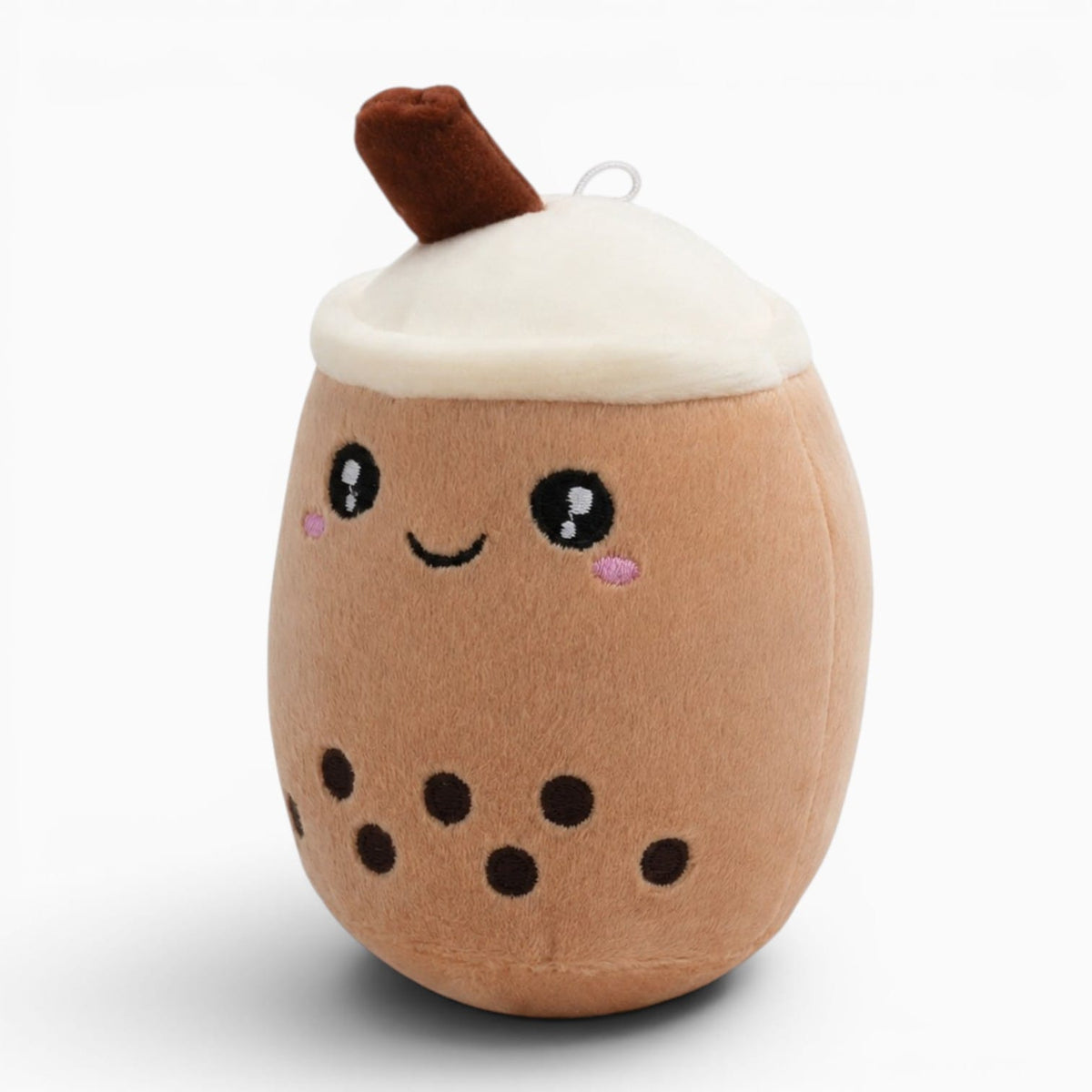 Pluschtierland Braunes Bubble-Tea-Kuscheltier Braunes Bubble-Tea-Kuscheltier