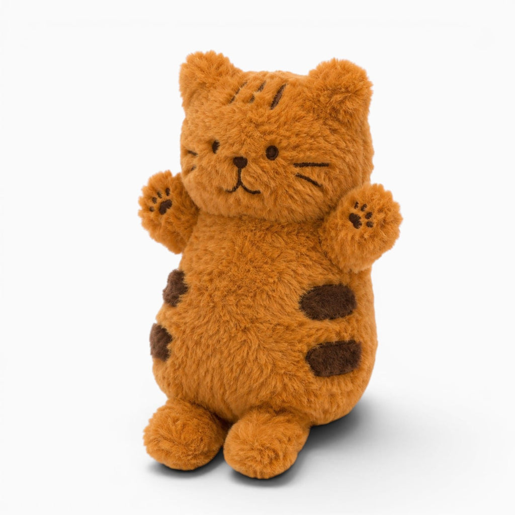 Pluschtierland Braunes Katzen Kuscheltier Braunes Katzen Kuscheltier