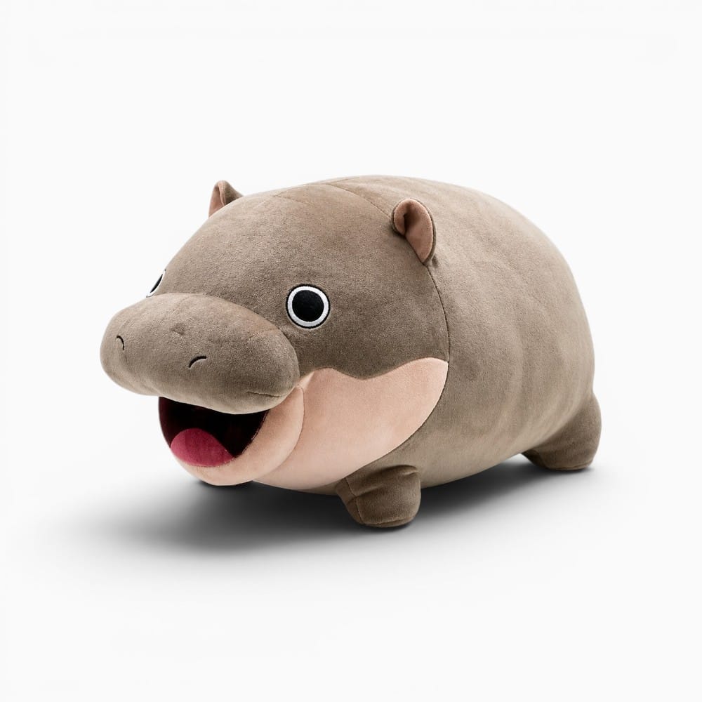 Pluschtierland Braunes Nilpferd Plüschtier Braunes Nilpferd Plüschtier