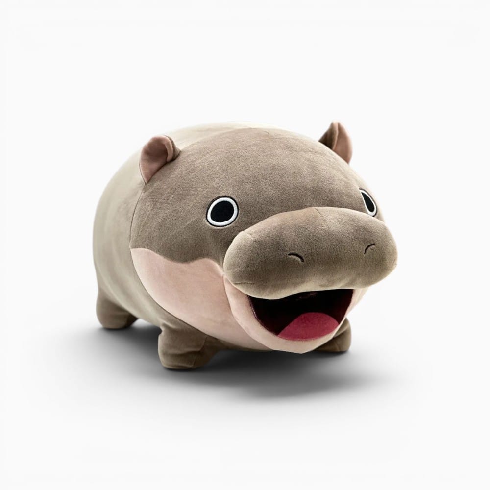 Pluschtierland Braunes Nilpferd Plüschtier Braunes Nilpferd Plüschtier