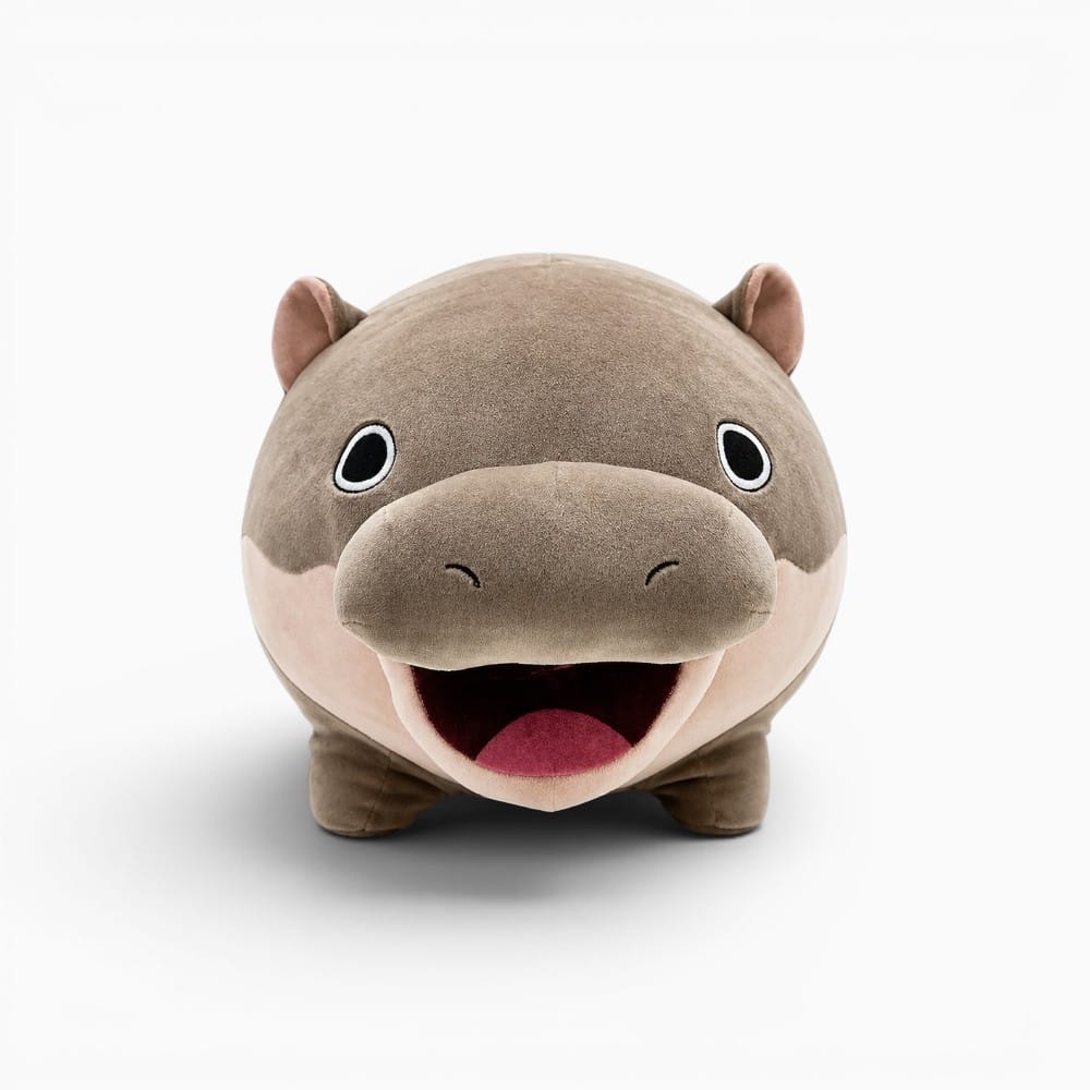 Pluschtierland Braunes Nilpferd Plüschtier Braunes Nilpferd Plüschtier