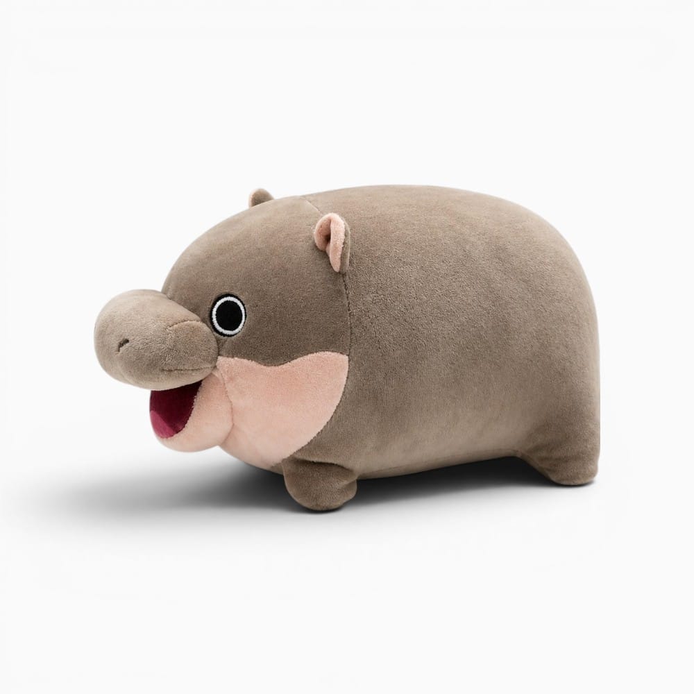 Pluschtierland Braunes Nilpferd Plüschtier Braunes Nilpferd Plüschtier