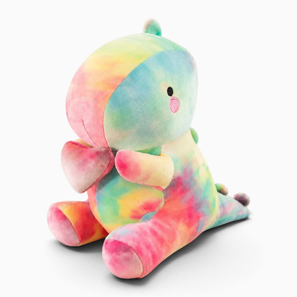 Pluschtierland Buntes Dinosaurier-Kuscheltier mit Herz Buntes Dinosaurier-Kuscheltier mit Herz