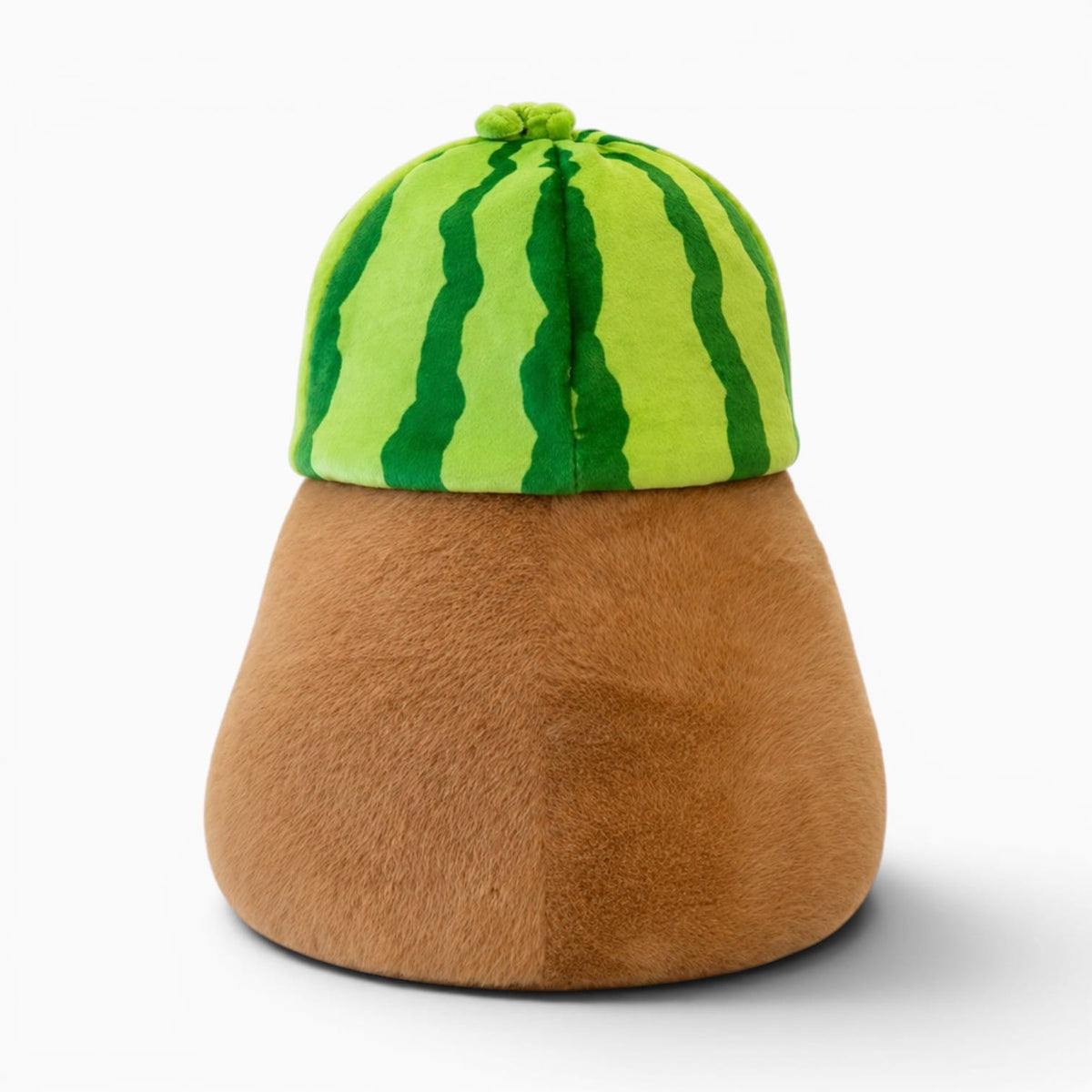 Pluschtierland Capybara-Kuscheltier mit Wassermelonenmütze Capybara-Kuscheltier mit Wassermelonenmütze