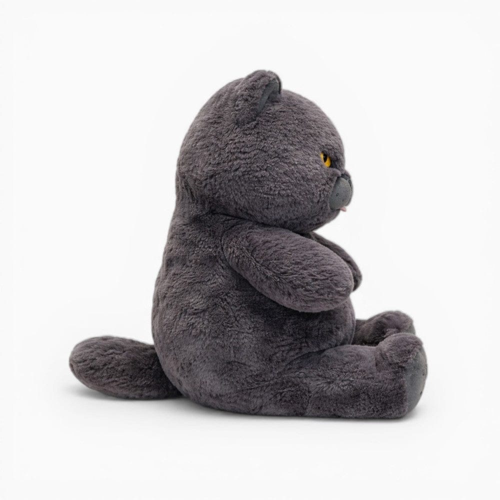 Pluschtierland Fette graue Katze Kuscheltier Fette graue Katze Kuscheltier