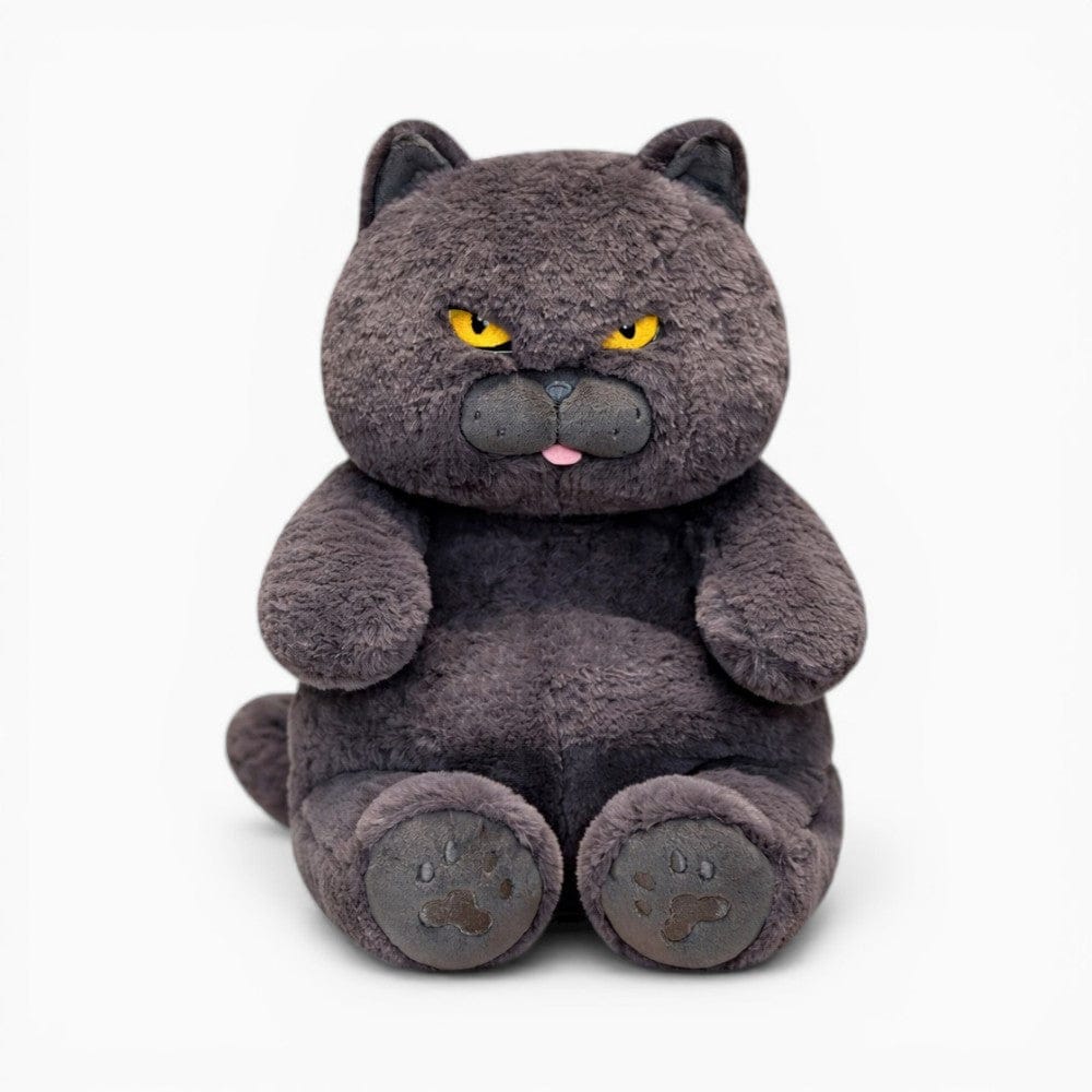 Pluschtierland Fette graue Katze Kuscheltier Fette graue Katze Kuscheltier