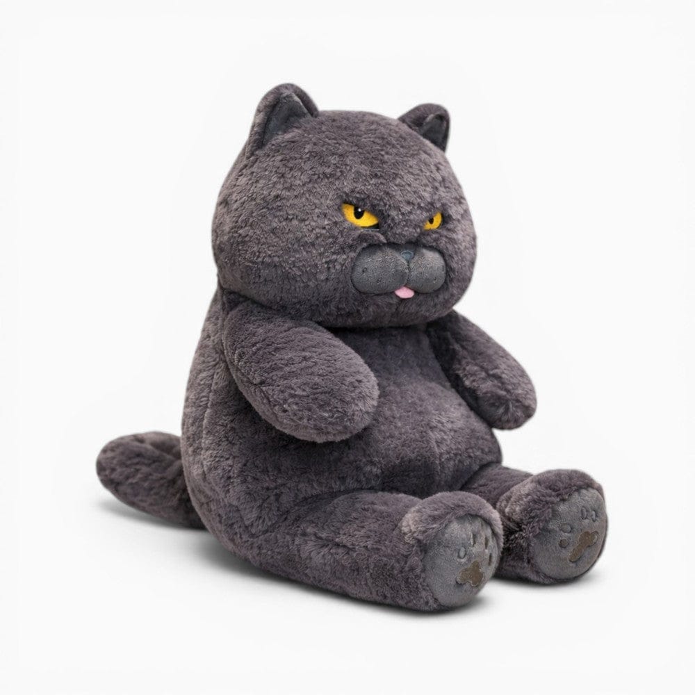 Pluschtierland Fette graue Katze Kuscheltier Fette graue Katze Kuscheltier