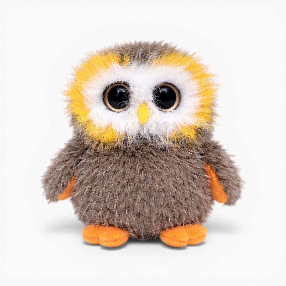 Pluschtierland Flauschiges Eulen Kuscheltier mit großen Augen Flauschiges Eulen Kuscheltier mit großen Augen