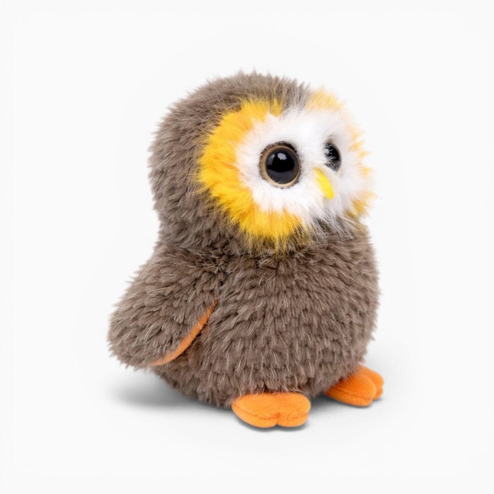 Pluschtierland Flauschiges Eulen Kuscheltier mit großen Augen Flauschiges Eulen Kuscheltier mit großen Augen
