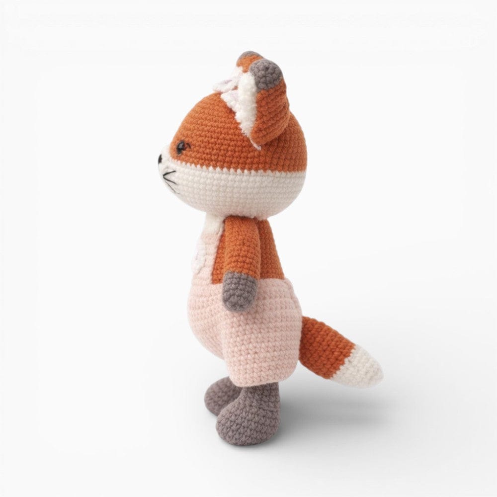 Pluschtierland Gehäkelte Fuchs Kuscheltiere für Babys Gehäkelte Fuchs Kuscheltiere für Babys