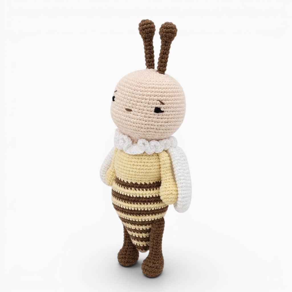 Pluschtierland Gehäkeltes Bienen Kuscheltier Gehäkeltes Bienen Kuscheltier