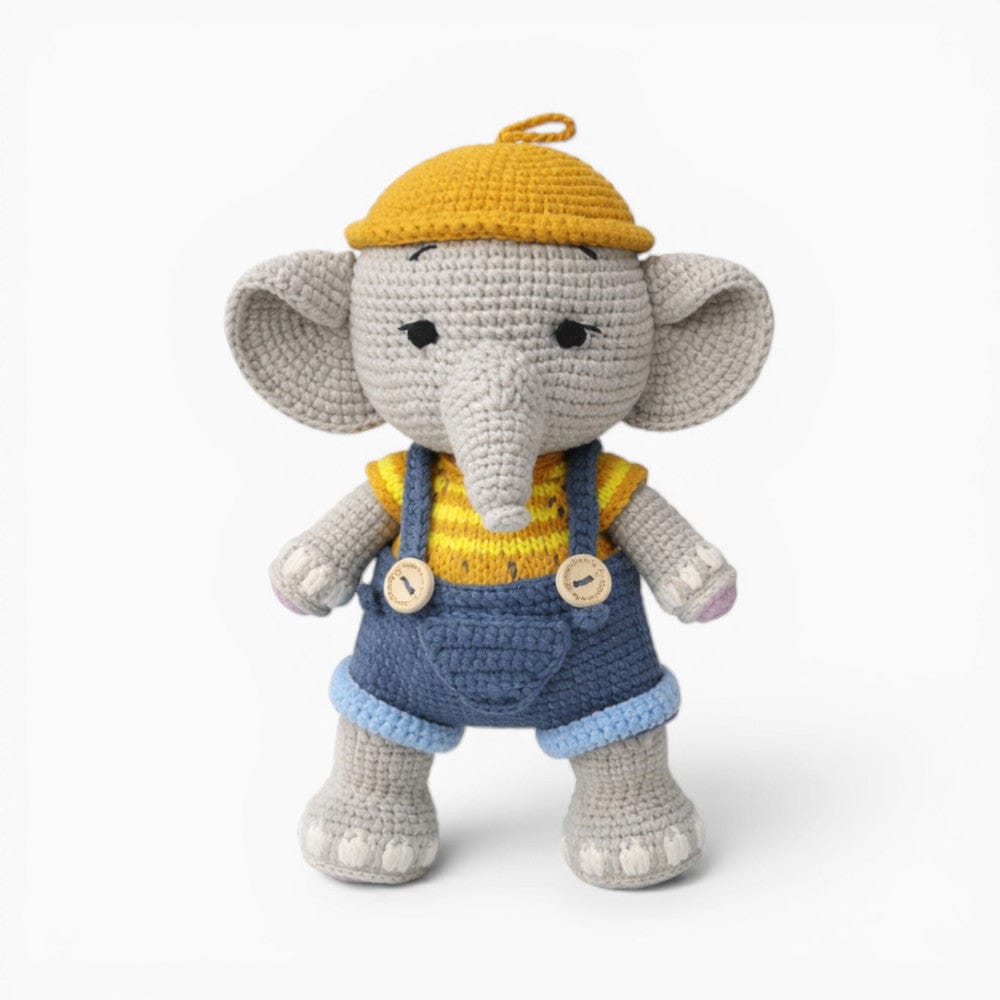 Pluschtierland Gehäkeltes Elefant Kuscheltier als Geschenkset Gehäkeltes Elefant Kuscheltier als Geschenkset