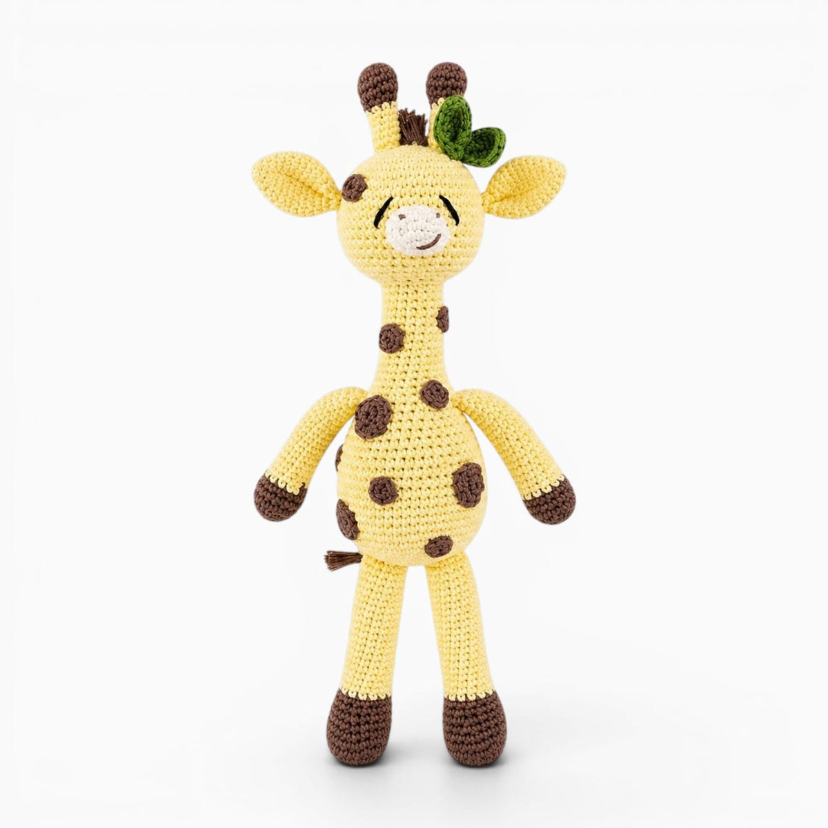 Pluschtierland Gehäkeltes Giraffen Kuscheltier in Gelb Gehäkeltes Giraffen Kuscheltier in Gelb