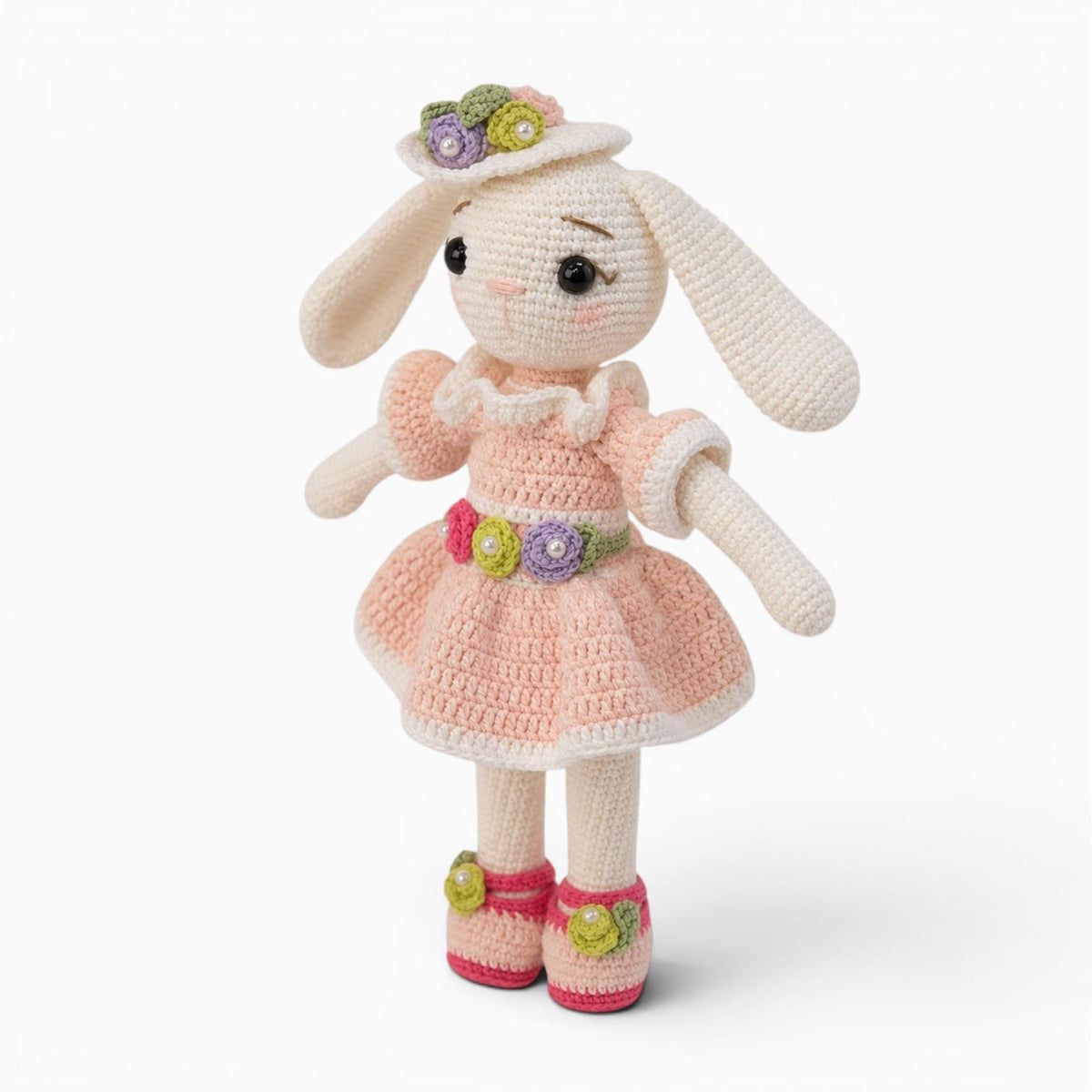 Pluschtierland Gehäkeltes Hasen Kuscheltier Gehäkeltes Hasen Kuscheltier