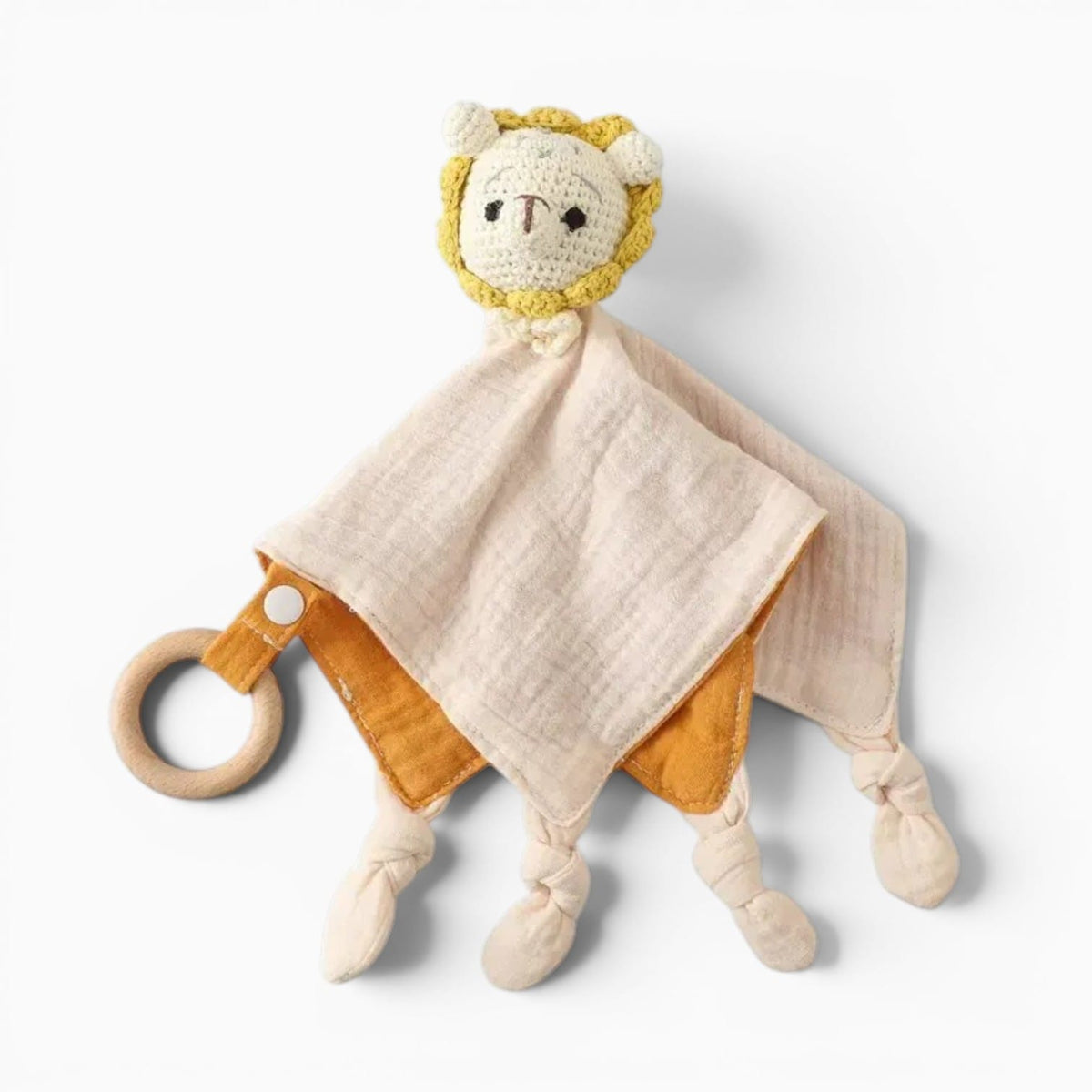 Pluschtierland Gehäkeltes Löwen Schmusetuch Gehäkeltes Löwen Schmusetuch