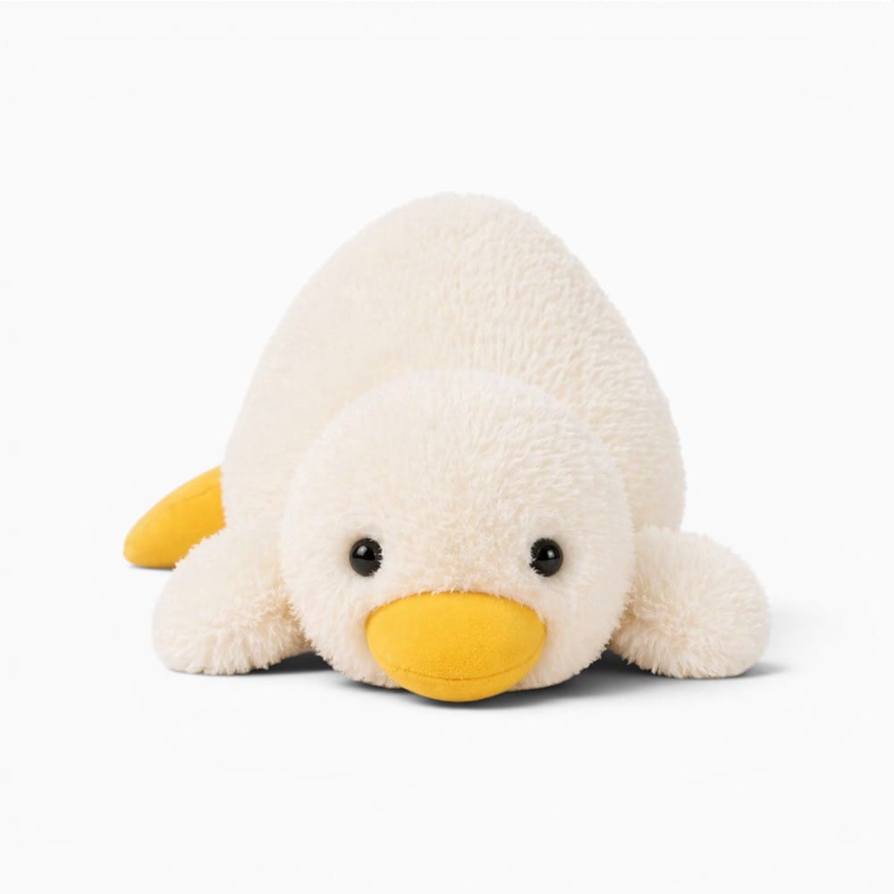 Pluschtierland Gelbes Enten Kuscheltier aus Baumwolle Gelbes Enten Kuscheltier aus Baumwolle