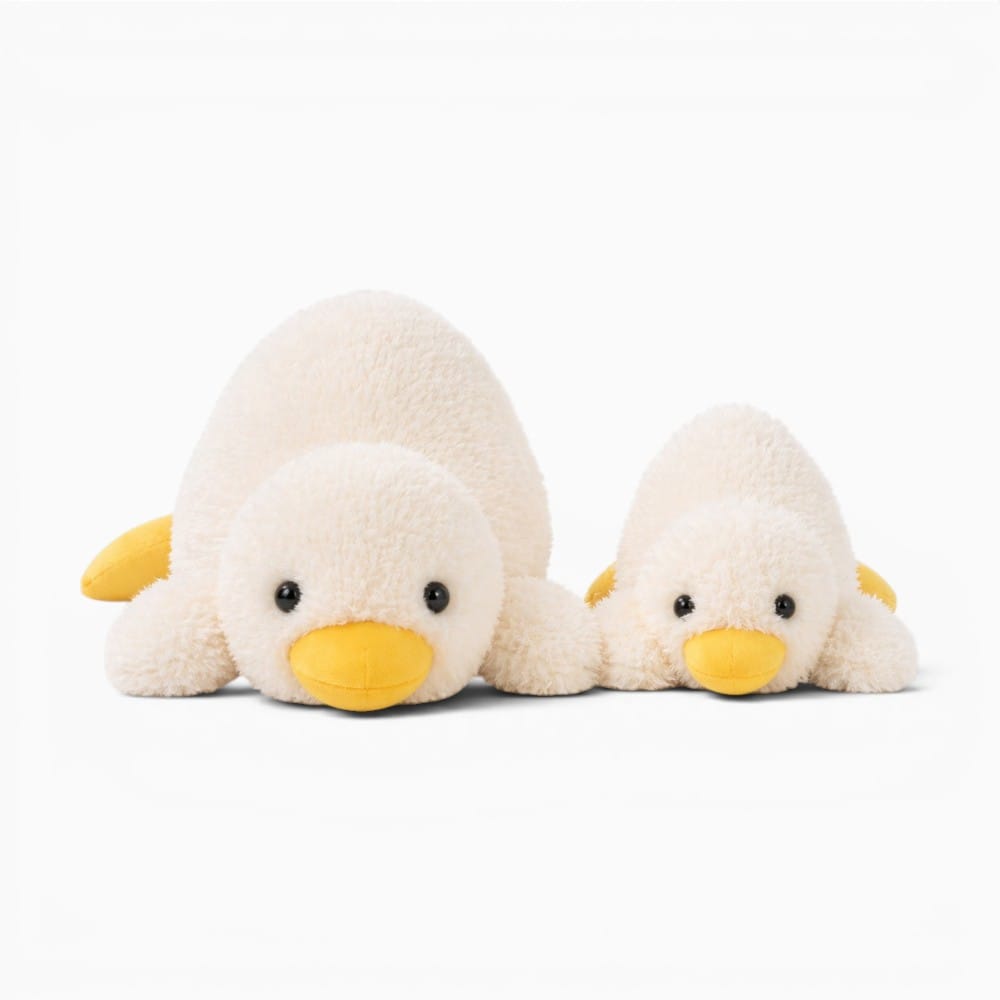 Pluschtierland Gelbes Enten Kuscheltier aus Baumwolle Gelbes Enten Kuscheltier aus Baumwolle