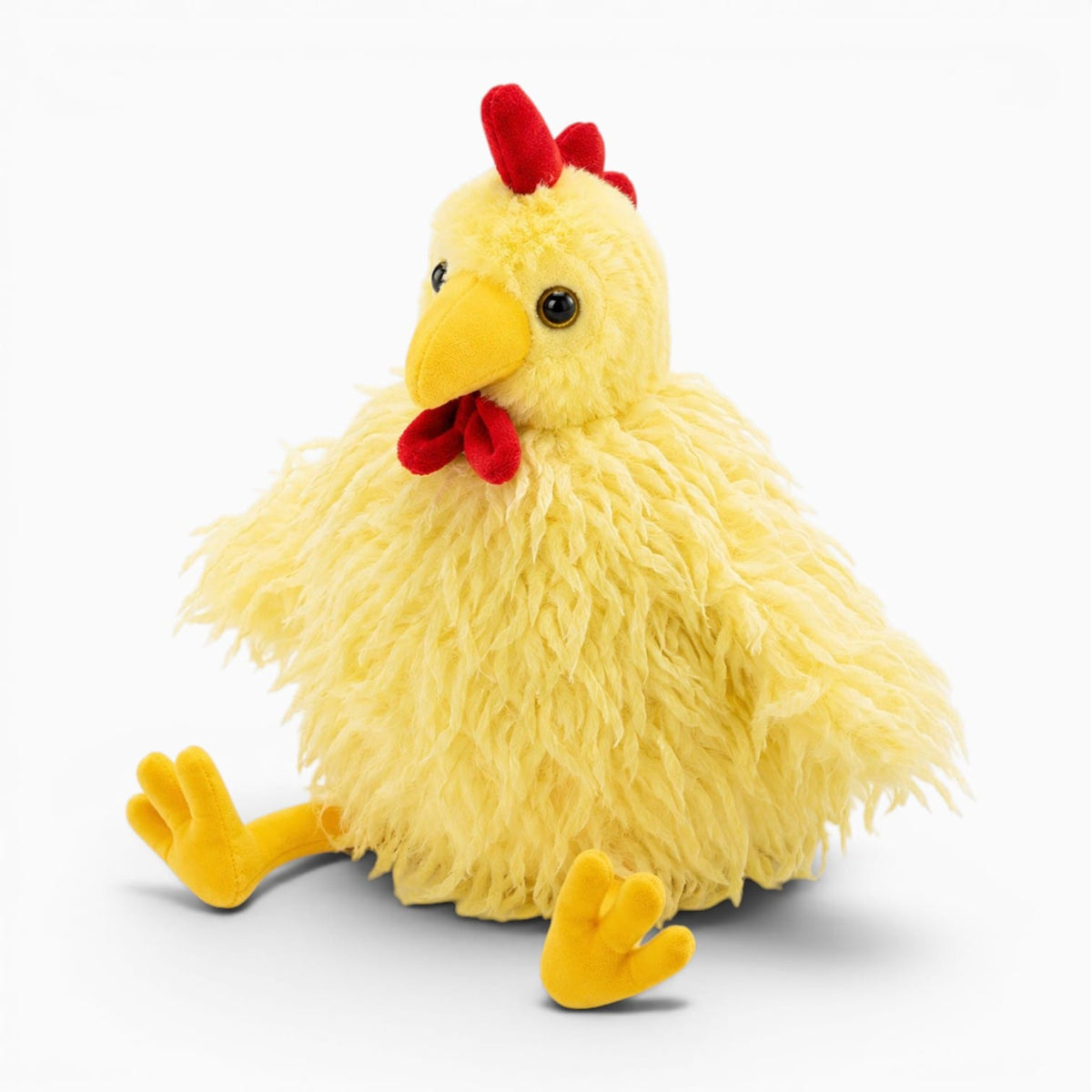 Pluschtierland Gelbes Langhaar Hahn Plüschtier Gelbes Langhaar Hahn Plüschtier