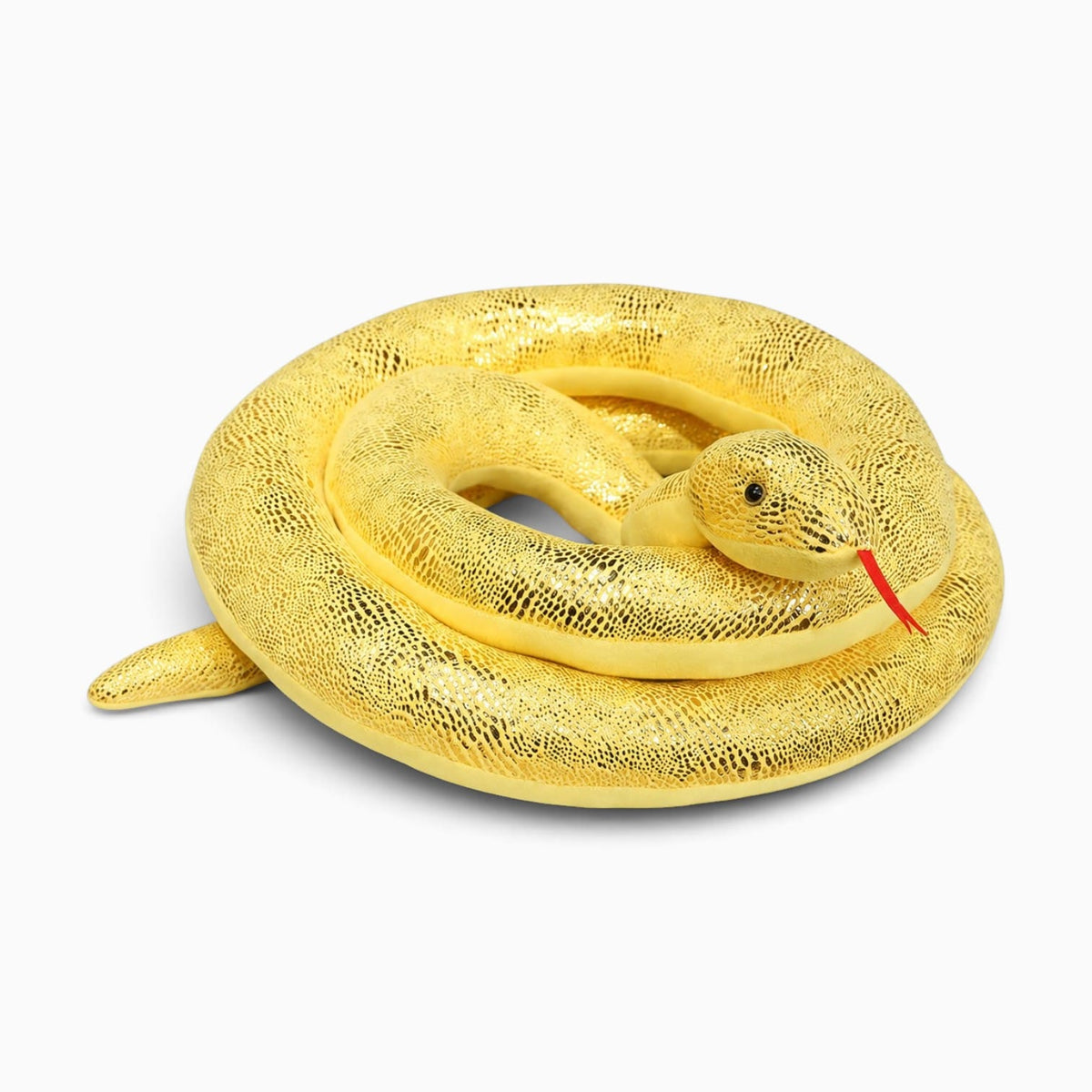 Pluschtierland Gelbes Schlangen-Kuscheltier Gelbes Schlangen-Kuscheltier