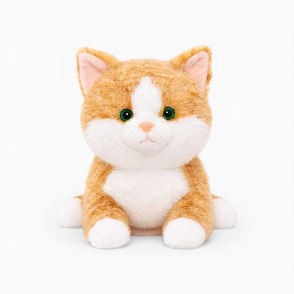 Pluschtierland Gestreiftes Katzen-Kuscheltier weich Gestreiftes Katzen-Kuscheltier weich
