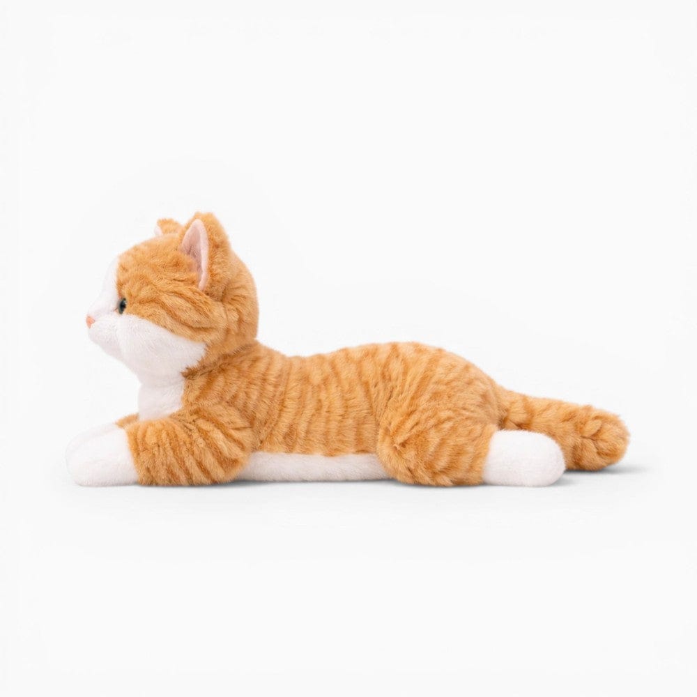 Pluschtierland Gestreiftes Katzen-Kuscheltier weich Gestreiftes Katzen-Kuscheltier weich
