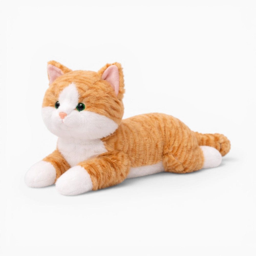 Pluschtierland Gestreiftes Katzen-Kuscheltier weich Gestreiftes Katzen-Kuscheltier weich