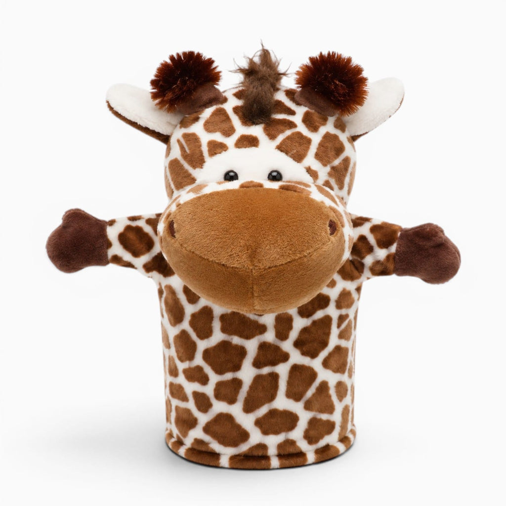 Pluschtierland Giraffe Handpuppe Kuscheltier Giraffe Handpuppe Kuscheltier