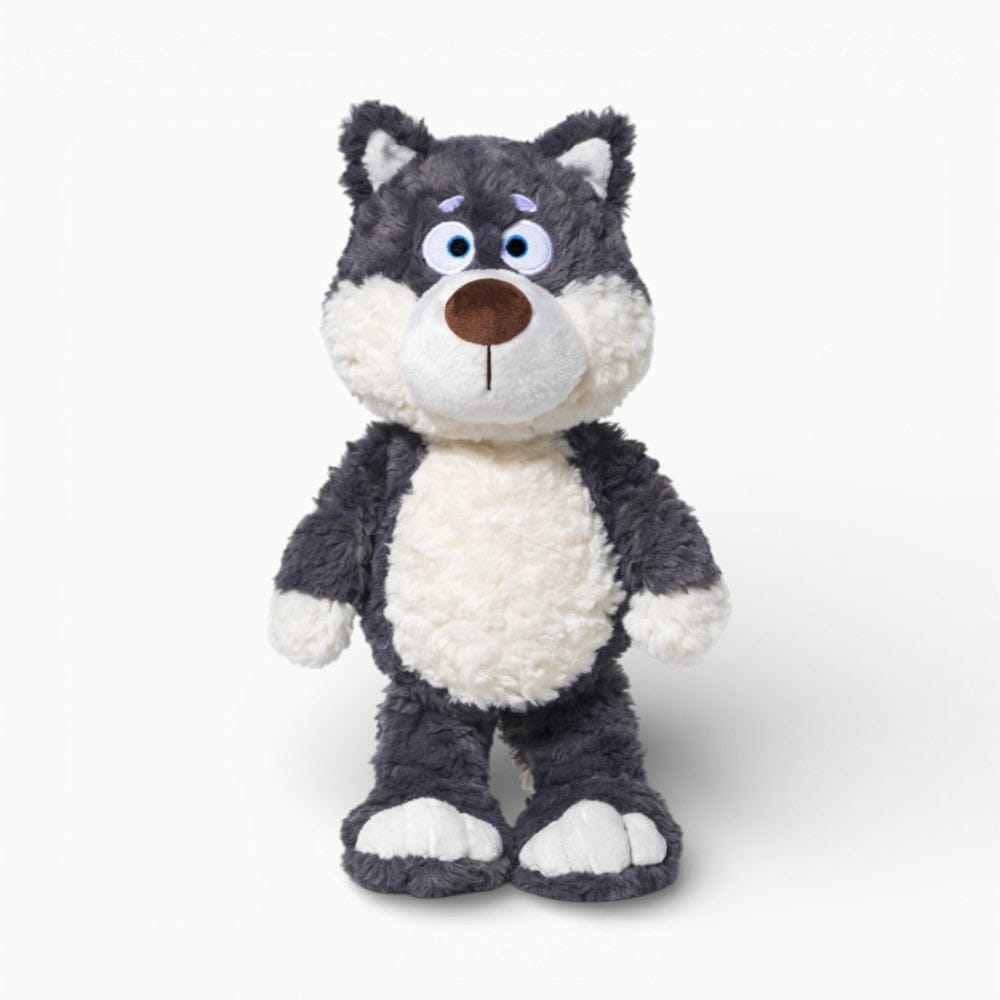 Pluschtierland Grauer Wolf weich Kuscheltier für Kinder Grauer Wolf weich Kuscheltier für Kinder