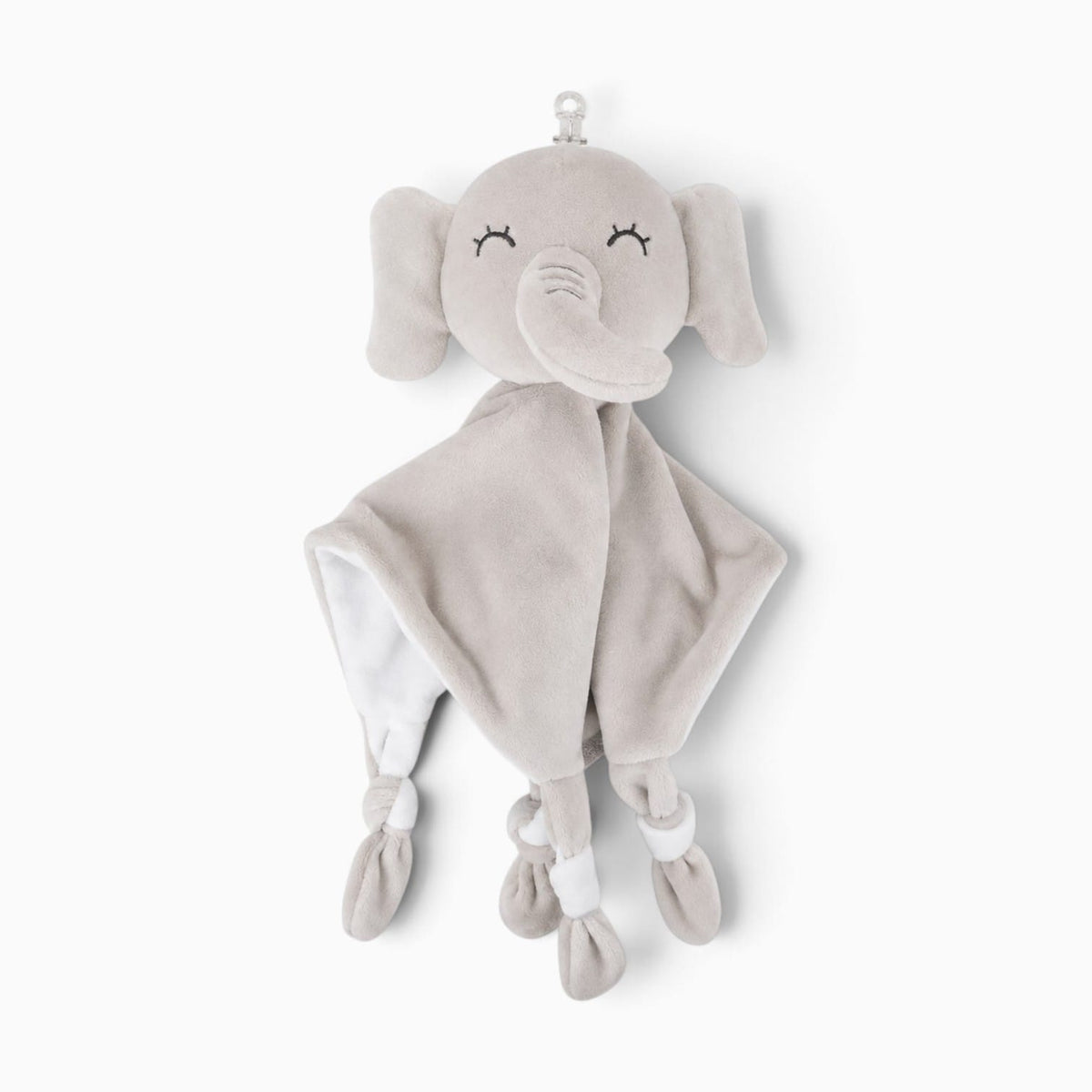 Pluschtierland Graues Elefanten-Schmusetuch für Babys Graues Elefanten-Schmusetuch für Babys