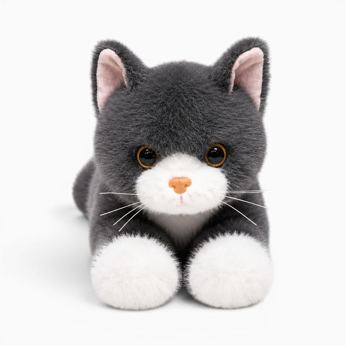 Pluschtierland Graues Katzen Kuscheltier Graues Katzen Kuscheltier