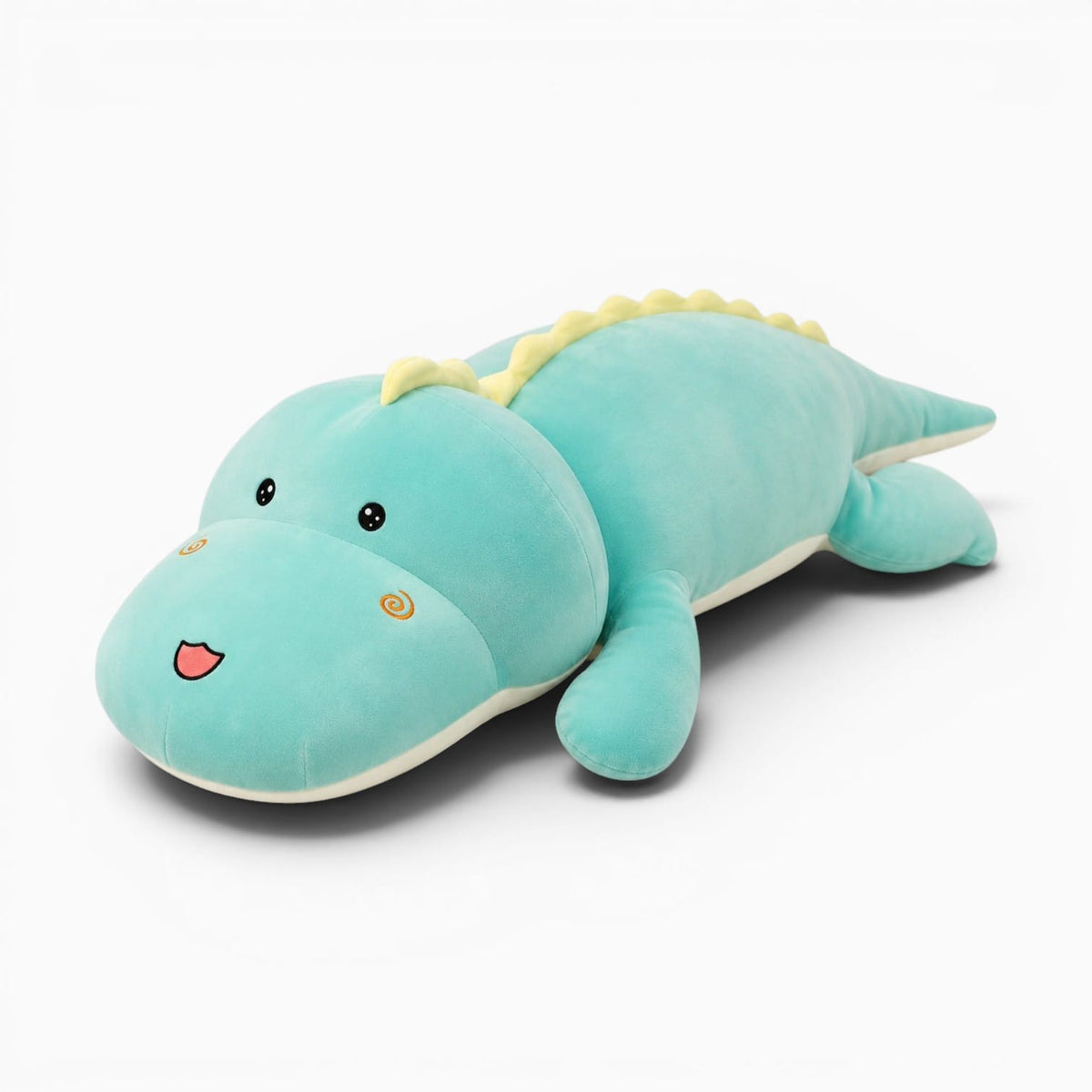 Pluschtierland Großes türkisfarbenes Dinosaurier-Kuscheltier Großes türkisfarbenes Dinosaurier-Kuscheltier