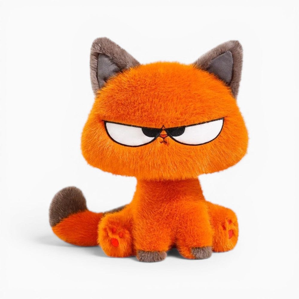 Pluschtierland Grumpige orangefarbene Katze Kuscheltier Kawaii Grumpige orangefarbene Katze Kuscheltier Kawaii