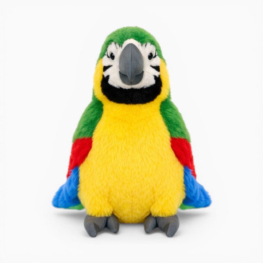 Pluschtierland Grüner Ara Papagei Kuscheltier Grüner Ara Papagei Kuscheltier