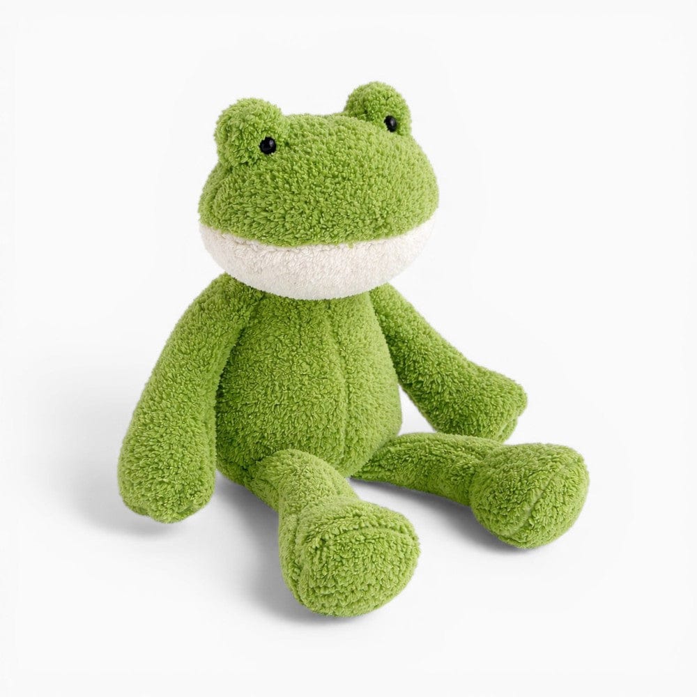 Pluschtierland Grüner Frosch Kuscheltier mit langen Beinen weich Grüner Frosch Kuscheltier mit langen Beinen weich