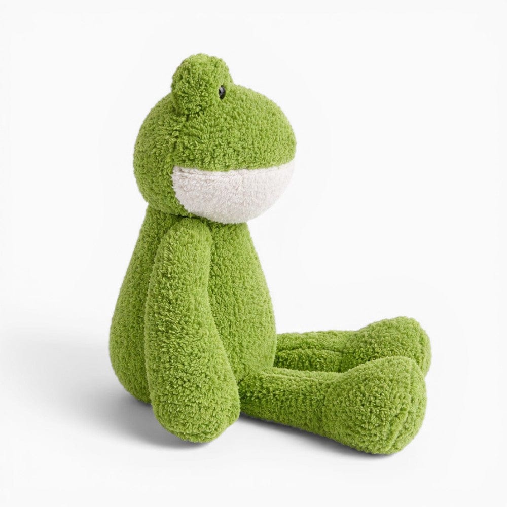 Pluschtierland Grüner Frosch Kuscheltier mit langen Beinen weich Grüner Frosch Kuscheltier mit langen Beinen weich