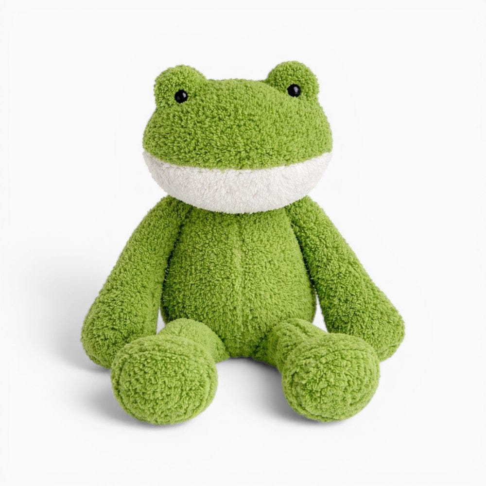 Pluschtierland Grüner Frosch Kuscheltier mit langen Beinen weich Grüner Frosch Kuscheltier mit langen Beinen weich