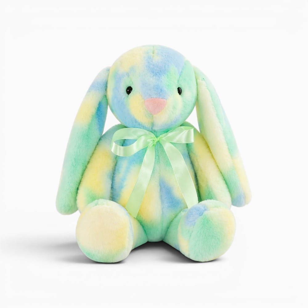 Pluschtierland Grünes Hasen Kuscheltier mit Langen Ohren Grünes Hasen Kuscheltier mit Langen Ohren