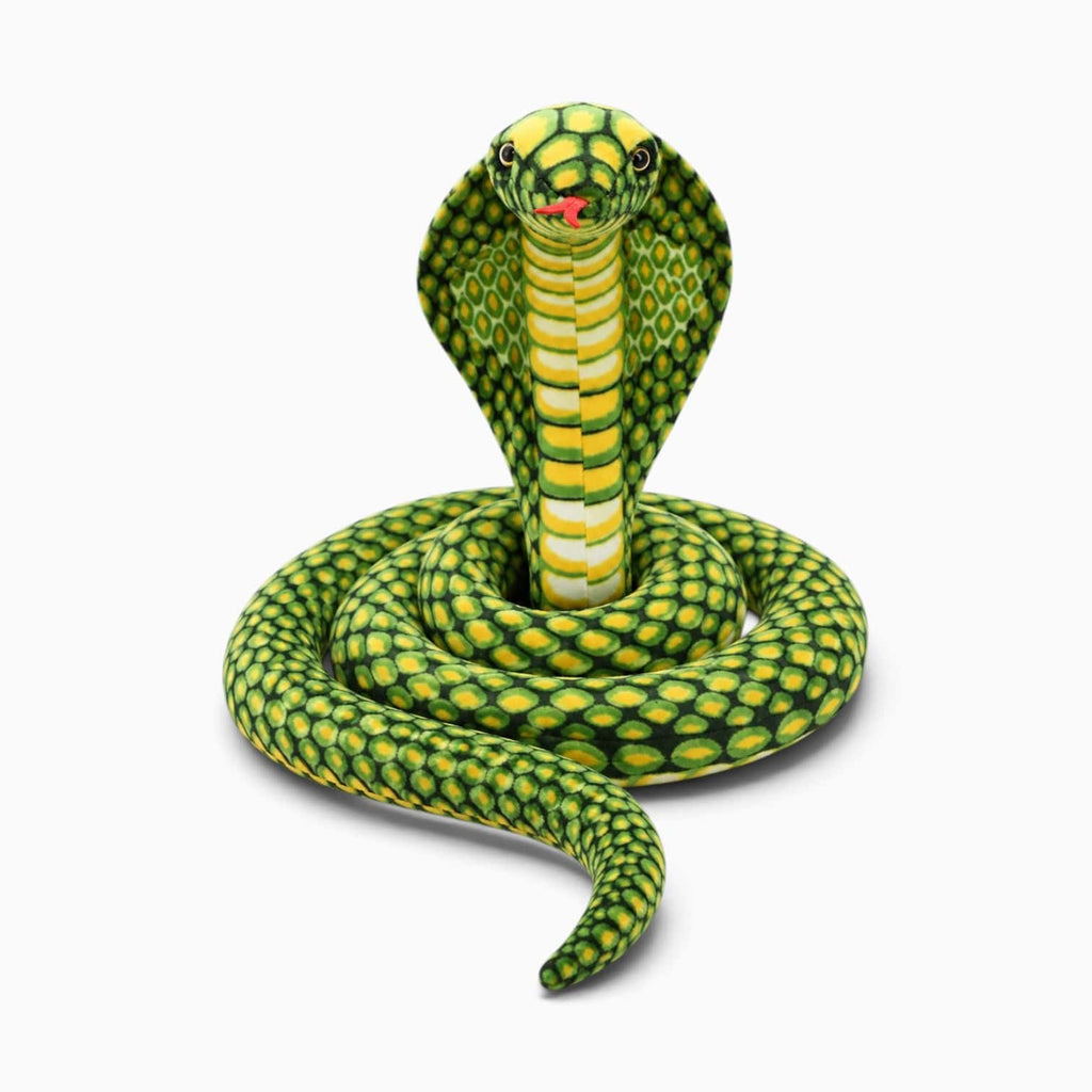 Pluschtierland Grünes Kobra-Kuscheltier Grünes Kobra-Kuscheltier