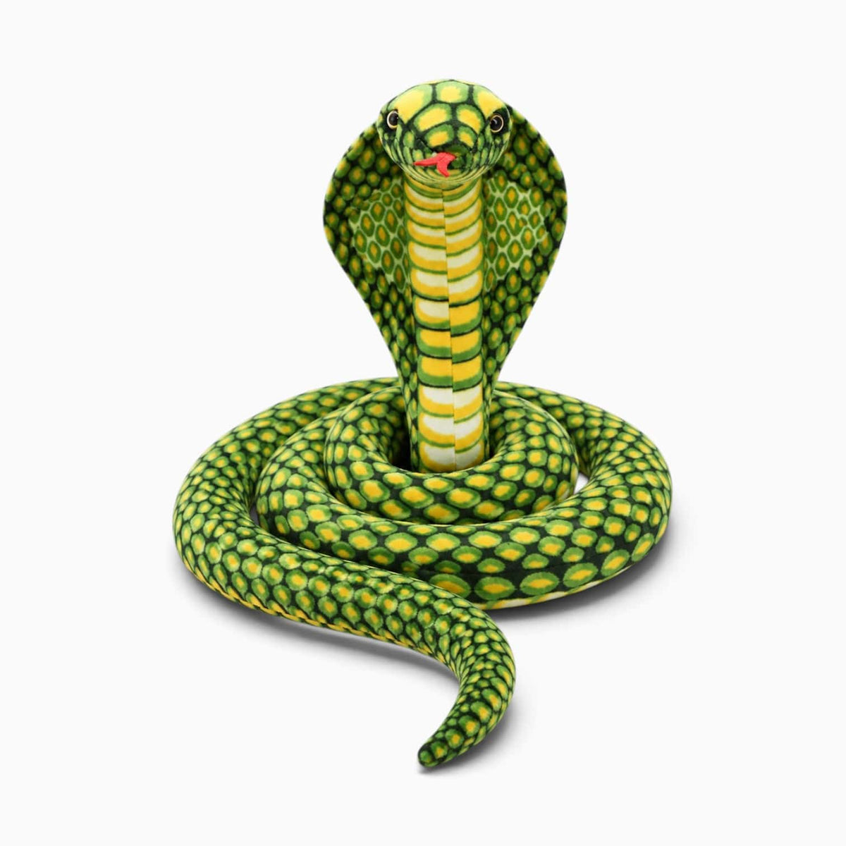 Pluschtierland Grünes Kobra-Kuscheltier Grünes Kobra-Kuscheltier