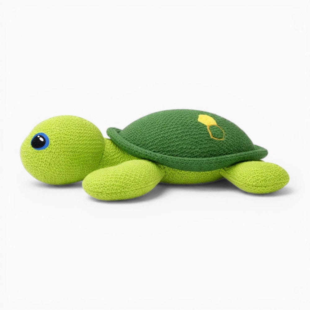 Pluschtierland Häkel-Schildkröte Kuscheltier grün handgemacht Häkel-Schildkröte Kuscheltier grün handgemacht